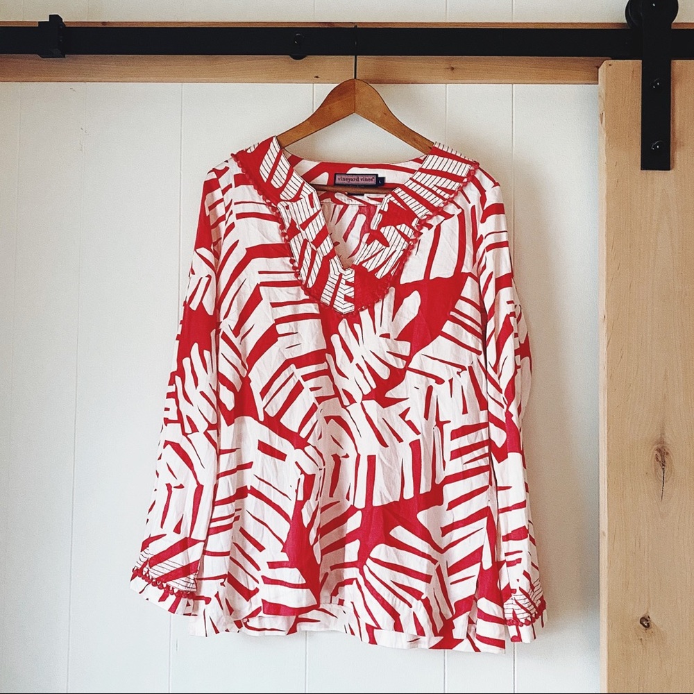 Vineyard Vines Patterned Tunic - image 1